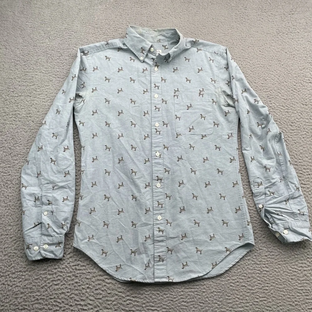 Ralph Lauren Denim & Flower Shirt Mens Lot 2 Small Casual Office Preppy Academia